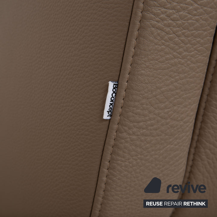 BoConcept Fly leather armchair brown taupe
