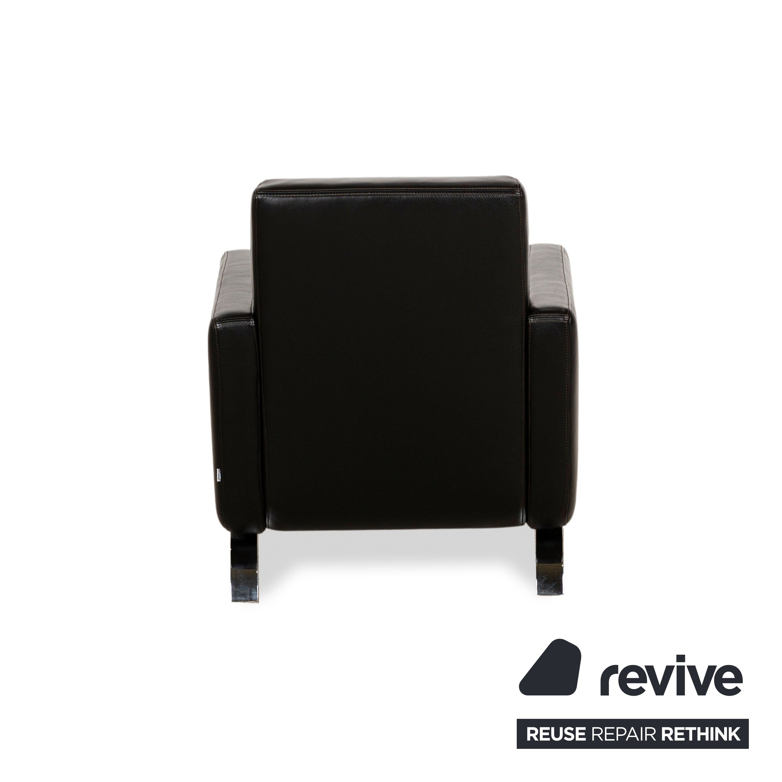 BoConcept Fly Leder Sessel Schwarz