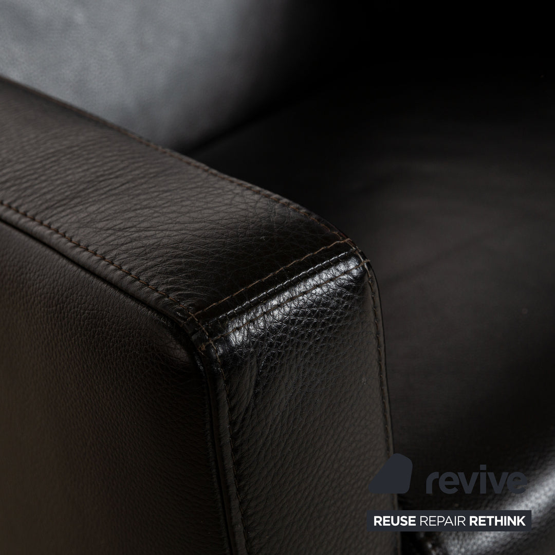 BoConcept Fly Leather Armchair Black