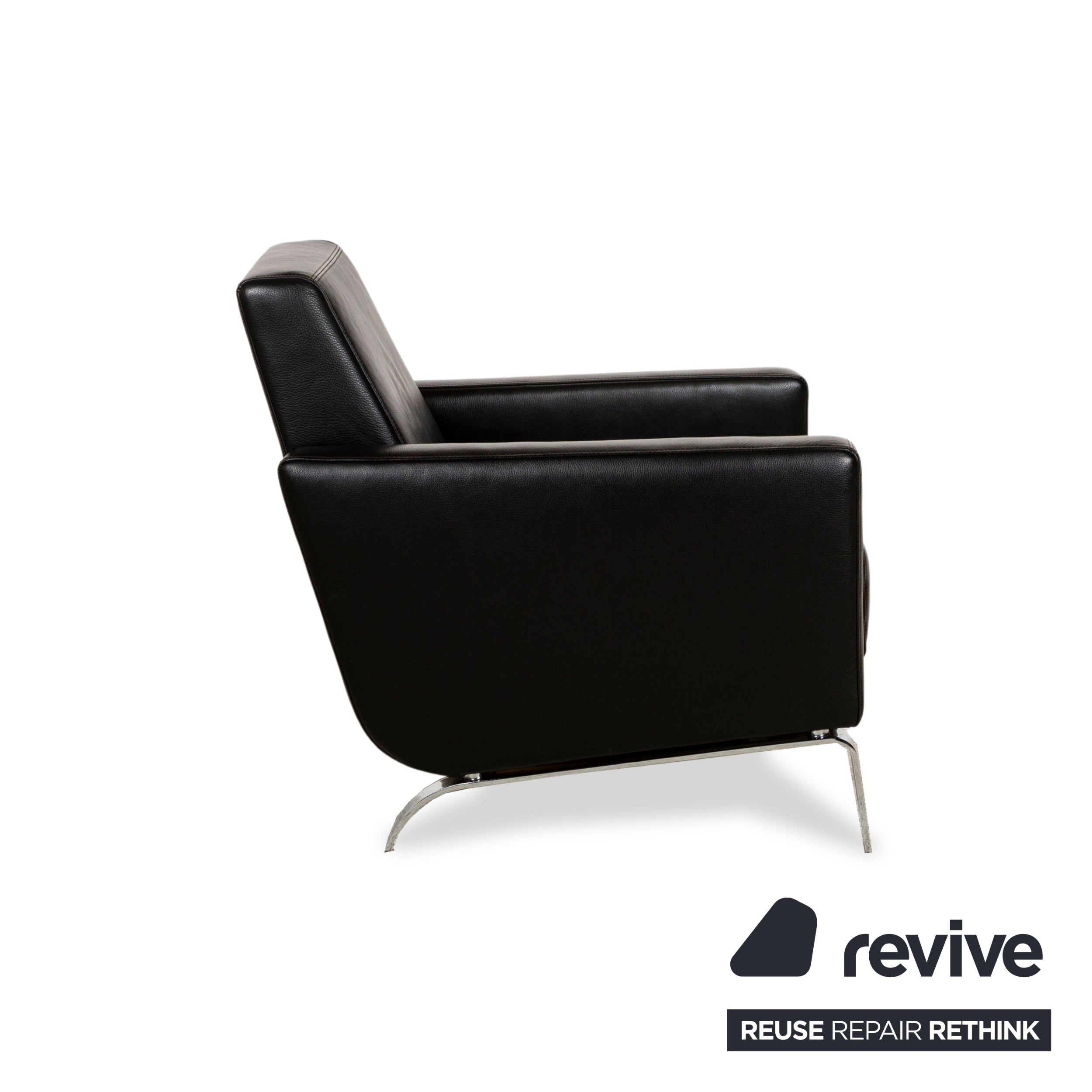 Fly lounge chair　 BoConcept　ボーコンセプト　在庫2台 BoConcept Sessel Fly Schwarz Leder - 2. Hand - Revive.de