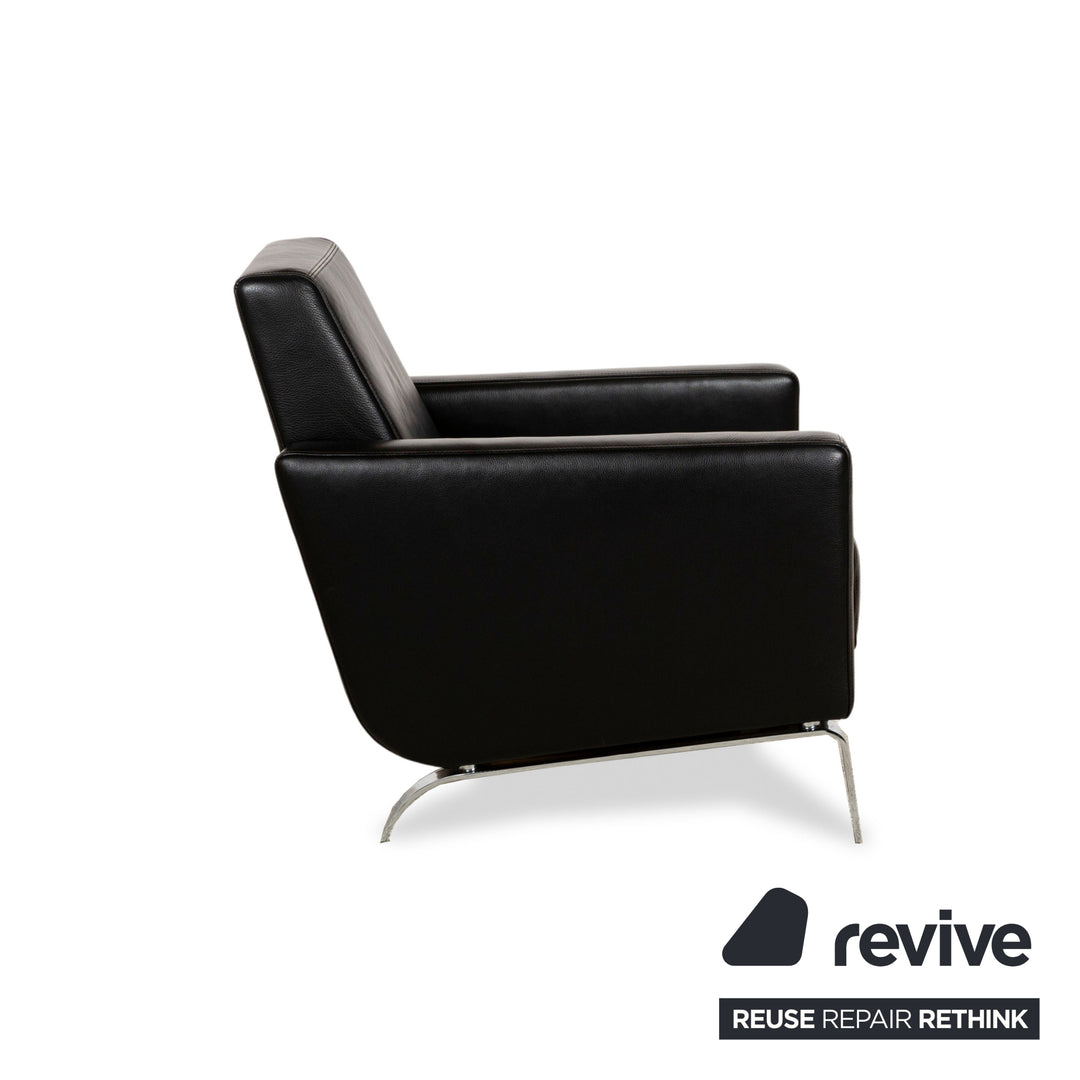 BoConcept Fly Leather Armchair Black