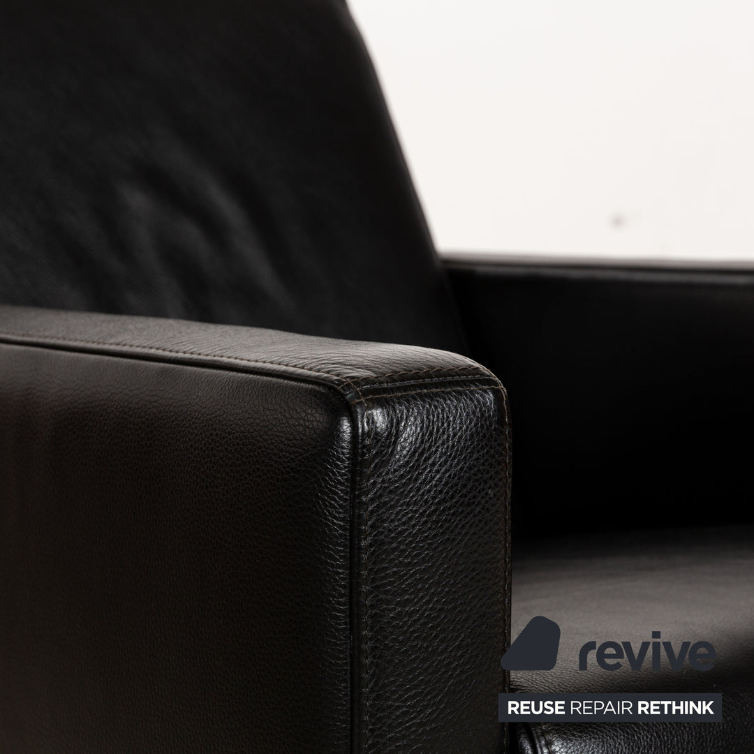 BoConcept Fly Leather Armchair Black