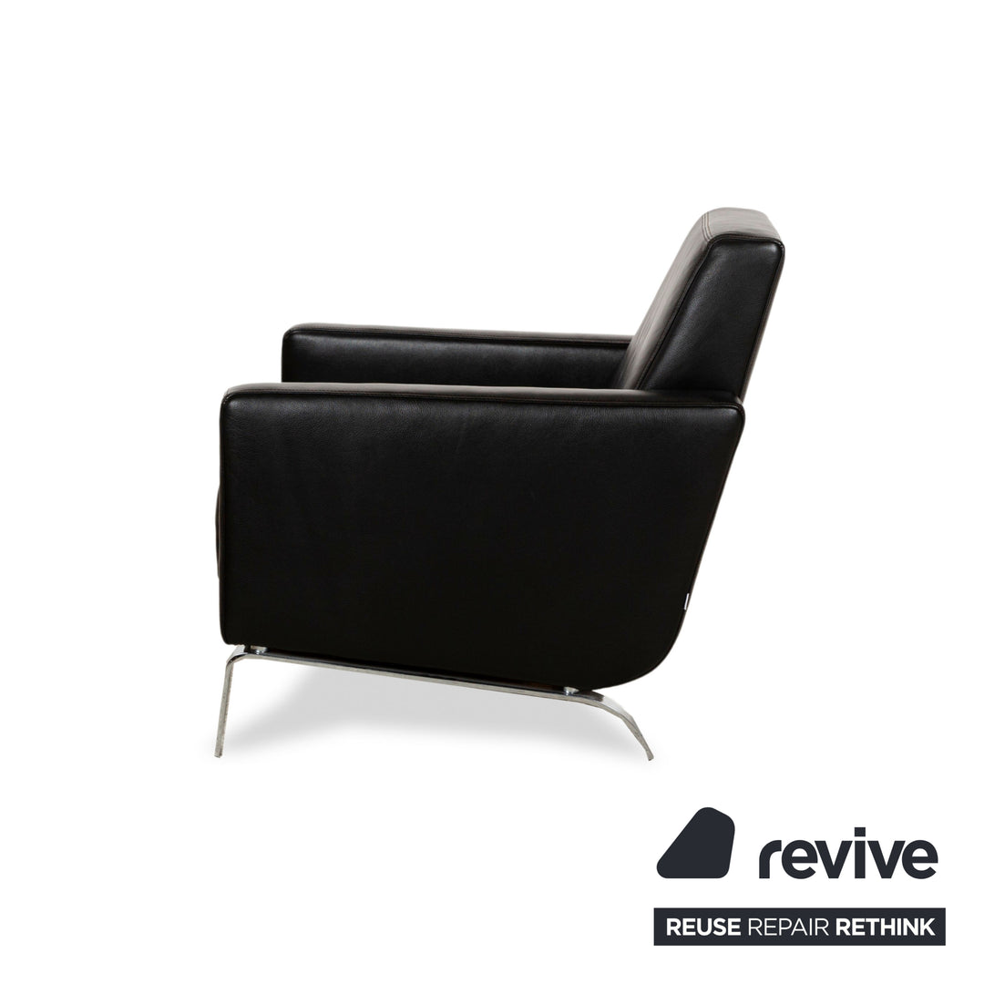 BoConcept Fly Leather Armchair Black