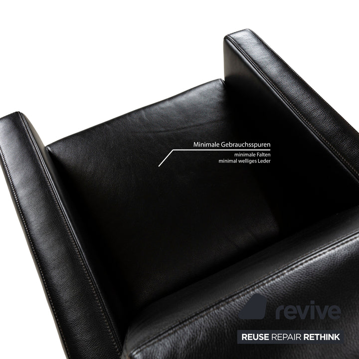 BoConcept Fly Leather Armchair Black