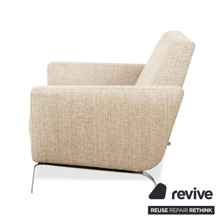 BoConcept Fly Stoff 2x Sessel Creme Beige Grau