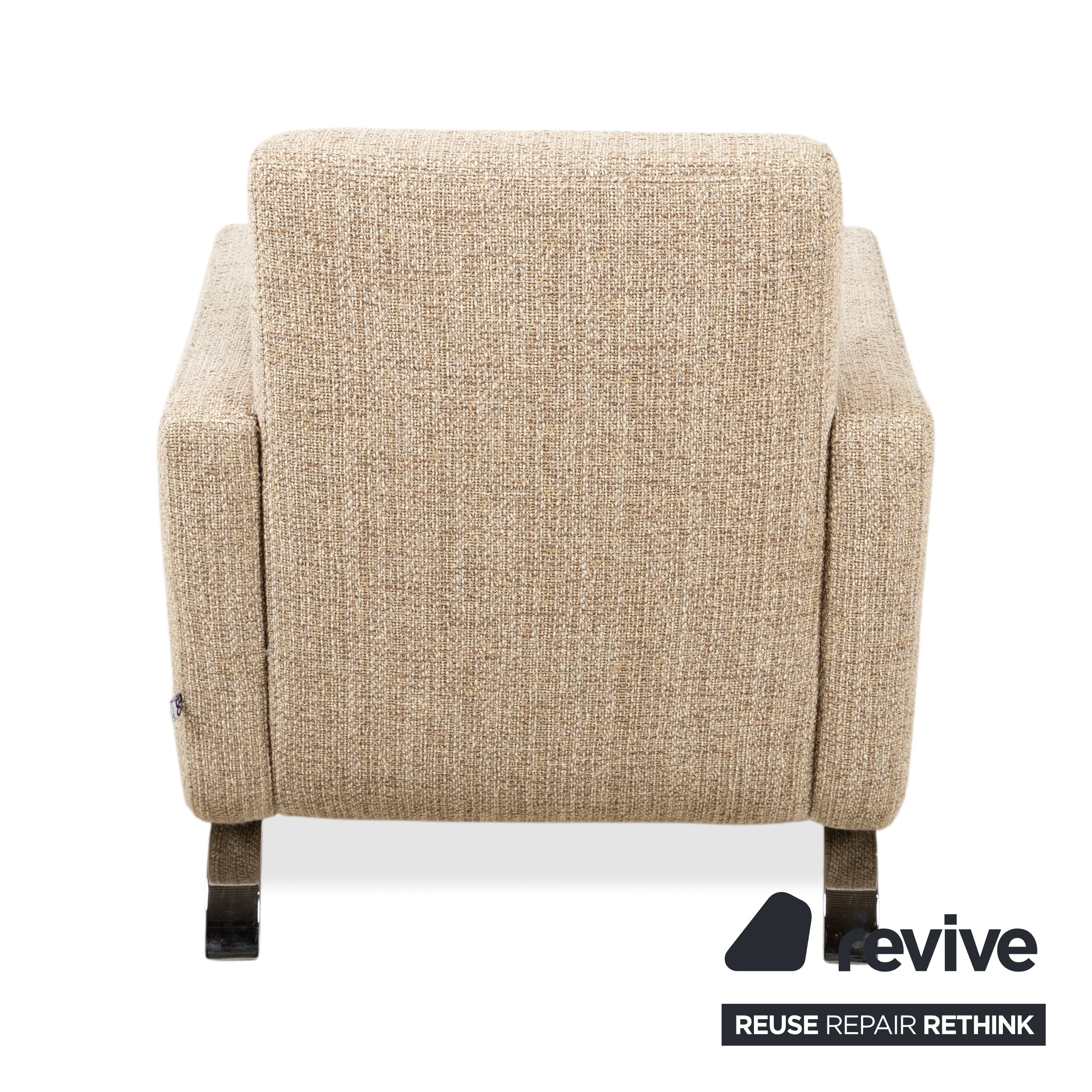 Sillones BoConcept Fly de tela, 2 unidades, crema, beige y gris