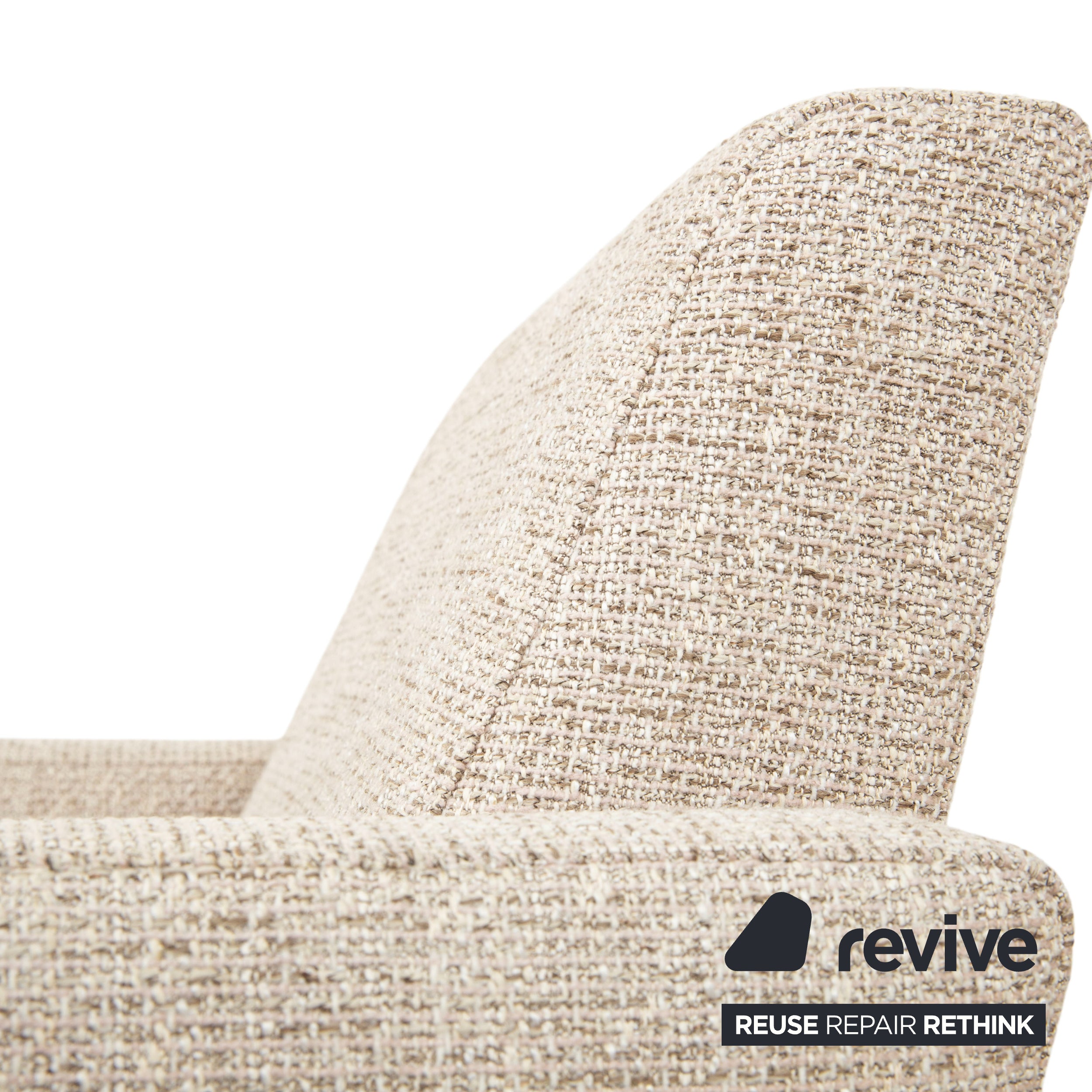 Sillones BoConcept Fly de tela, 2 unidades, crema, beige y gris