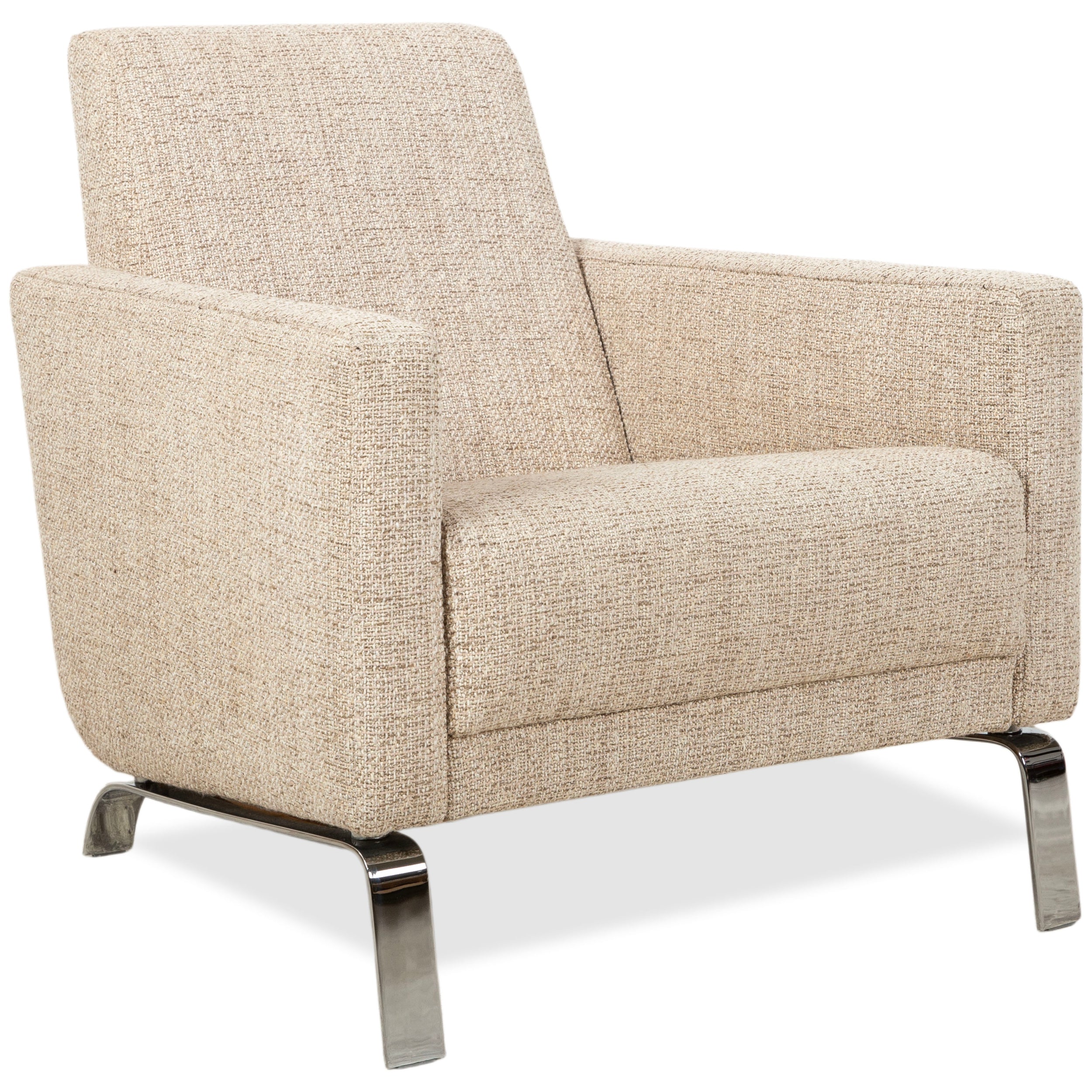 Sillón de tela BoConcept Fly crema beige gris
