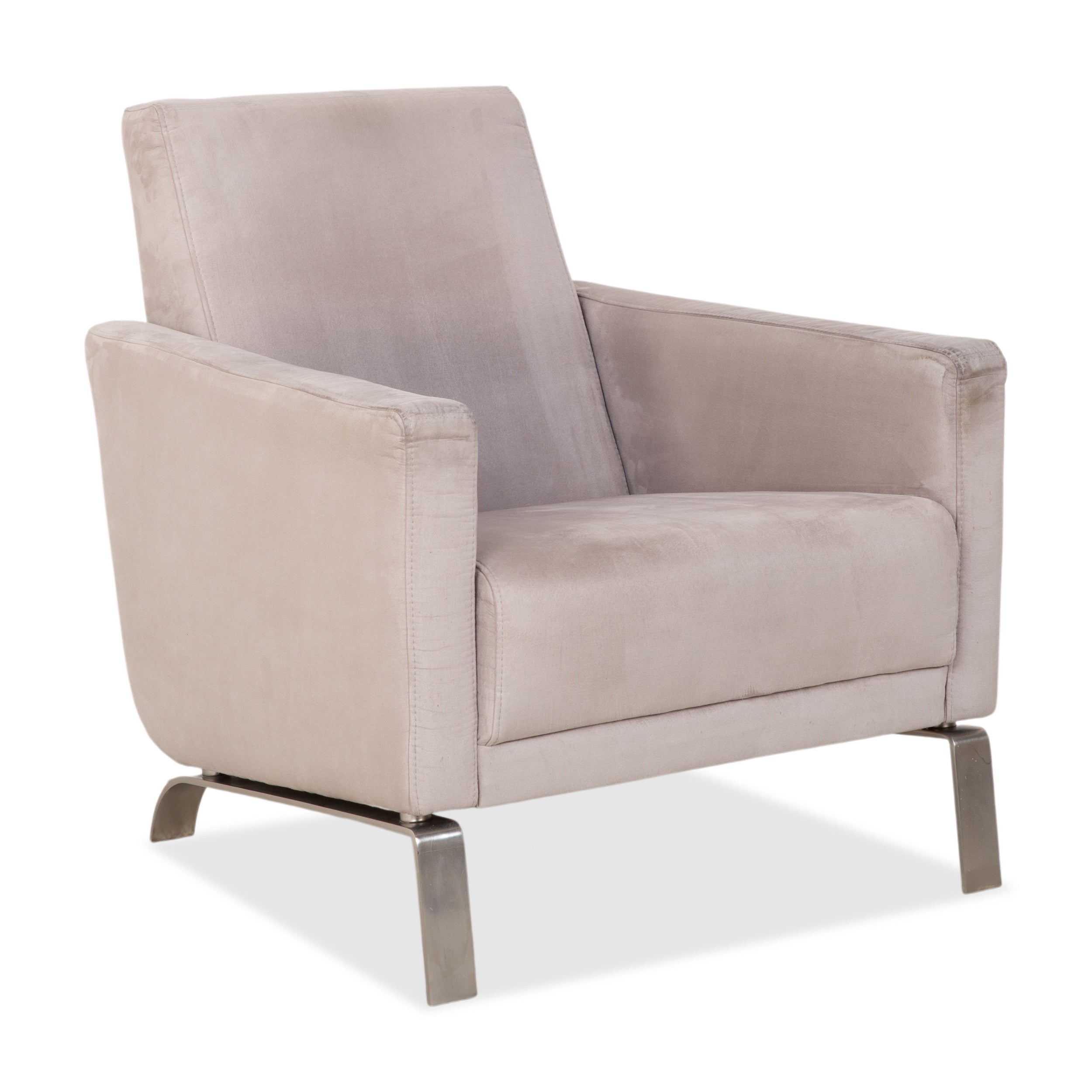 BoConcept Fly Fabric Armchair Cream Beige Sofa Couch