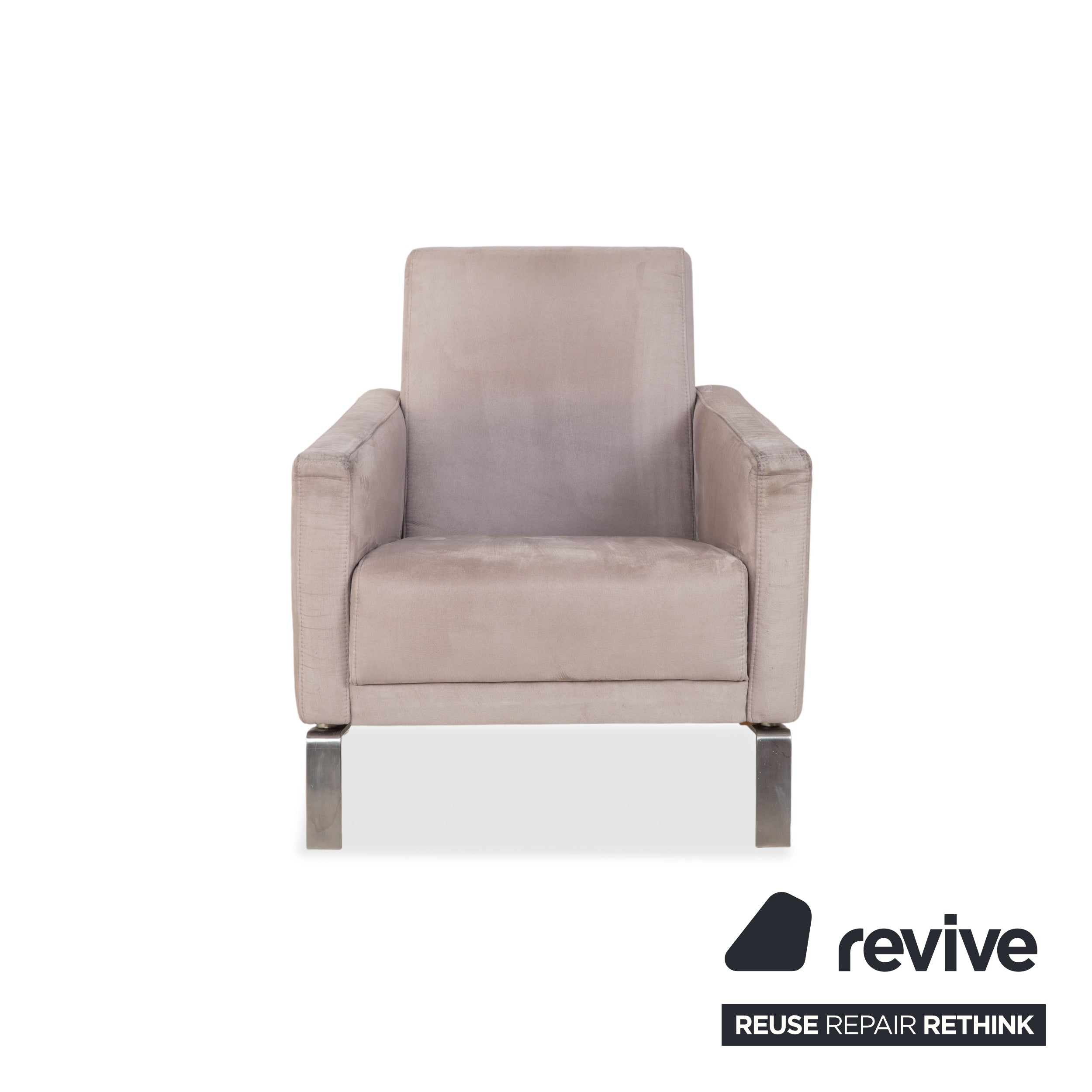 BoConcept Fly Fabric Armchair Cream Beige Sofa Couch