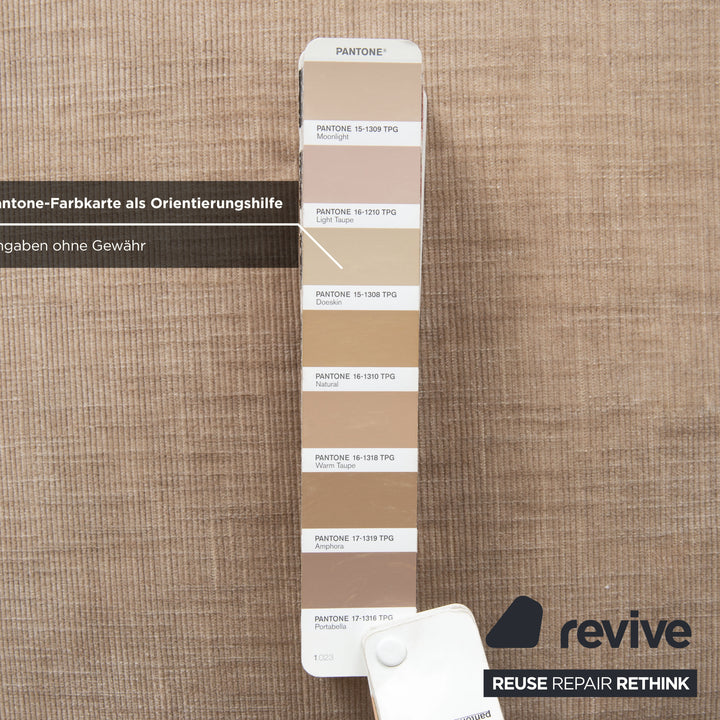 BoConcept Hampton Stoff Zweisitzer Beige Sofa Couch manuelle Funktion