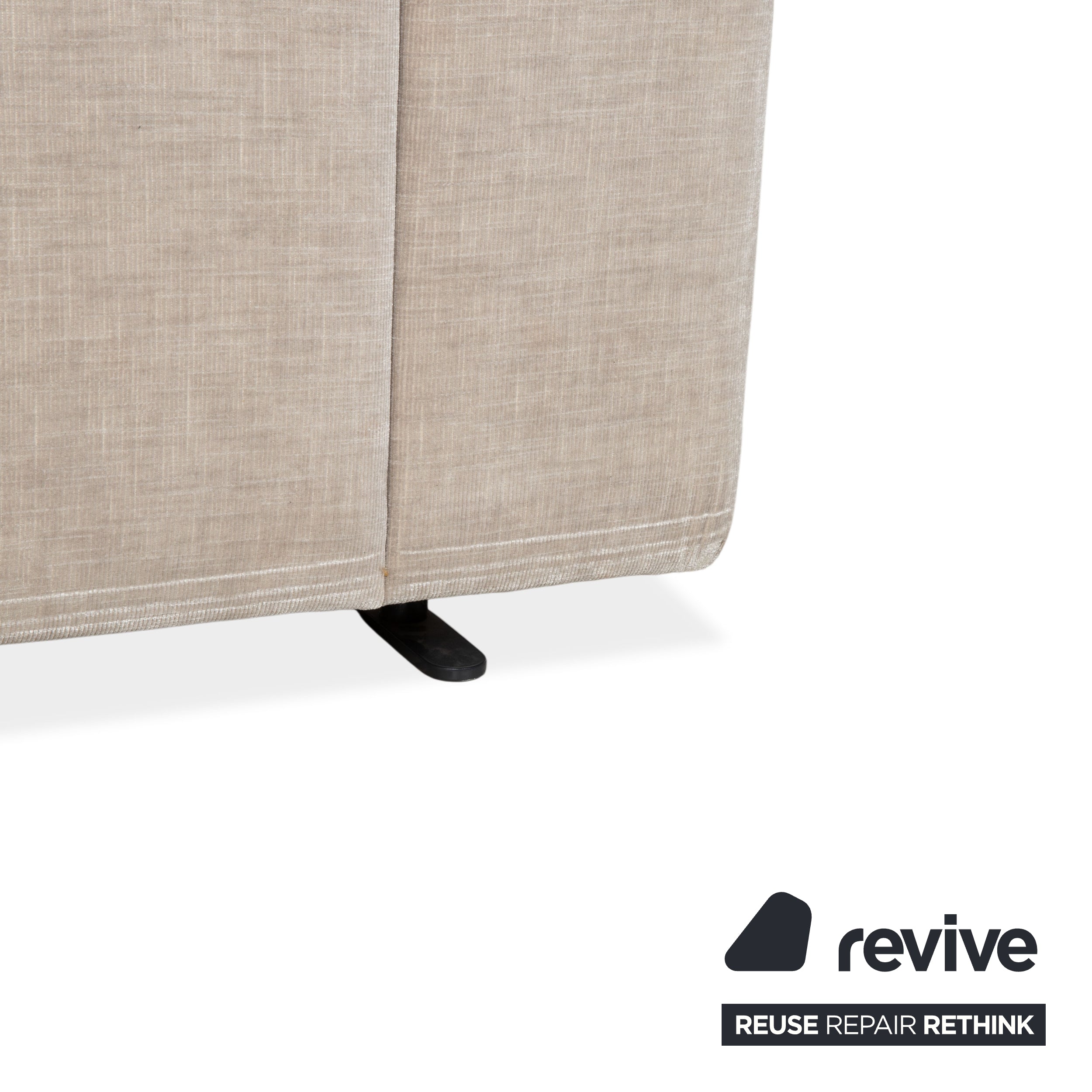 BoConcept Hampton Fabric Two-Seater Beige Sofa Couch Manual Function