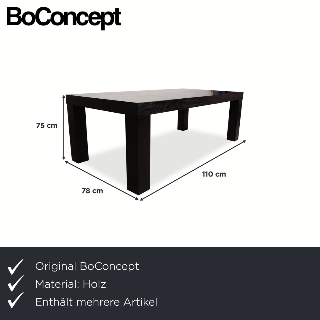 BoConcept Holz Esstisch Sitzbank Schwarz Esszimmer