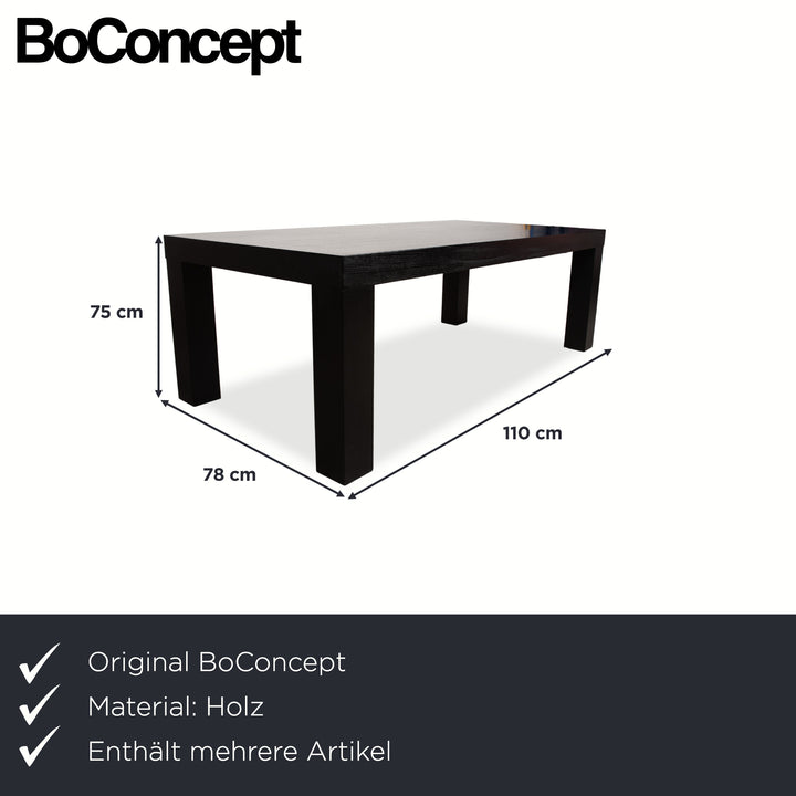 BoConcept Holz Esstisch Sitzbank Schwarz Esszimmer