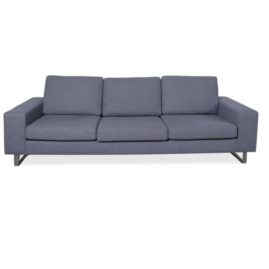 BoConcept Indivi Dreisitzer Stoff Grau Sofa Couch