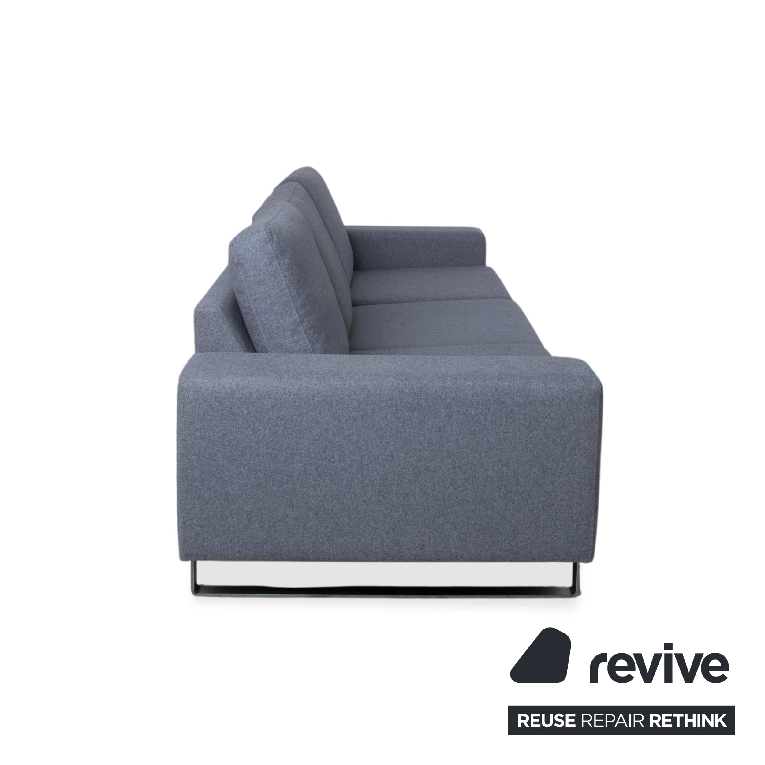 BoConcept Indivi three-seater fabric grey sofa couch