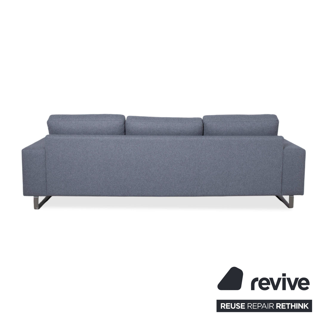 BoConcept Indivi three-seater fabric grey sofa couch