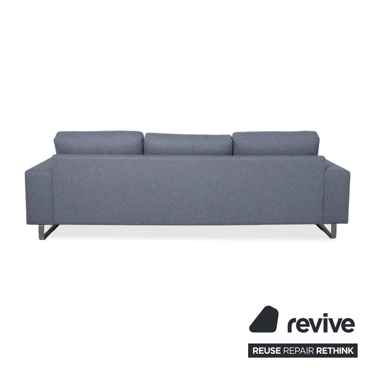 BoConcept Indivi three-seater fabric grey sofa couch