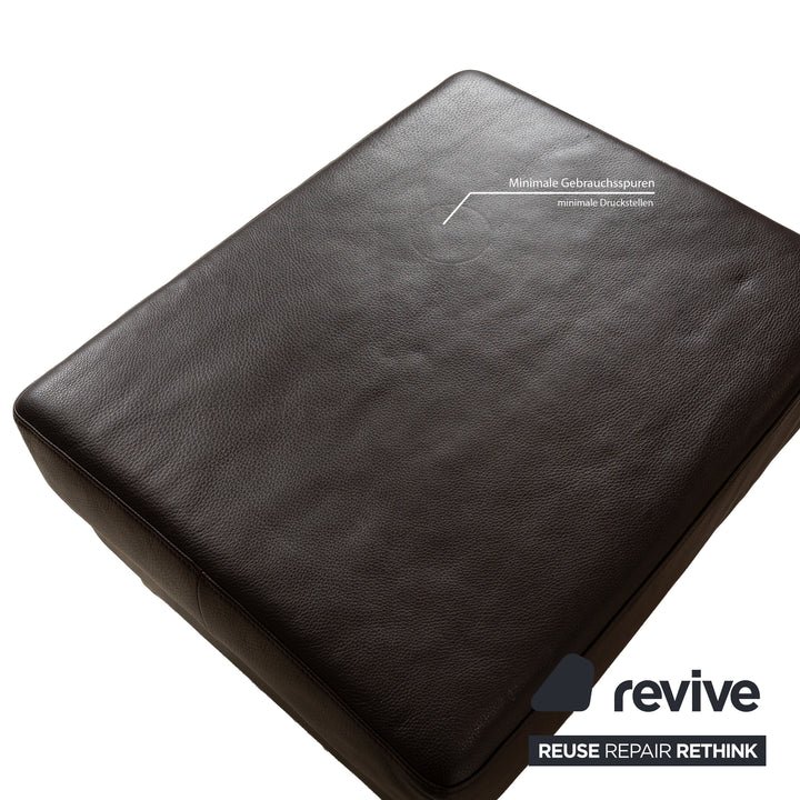 Tabouret en cuir BoConcept Indivi marron