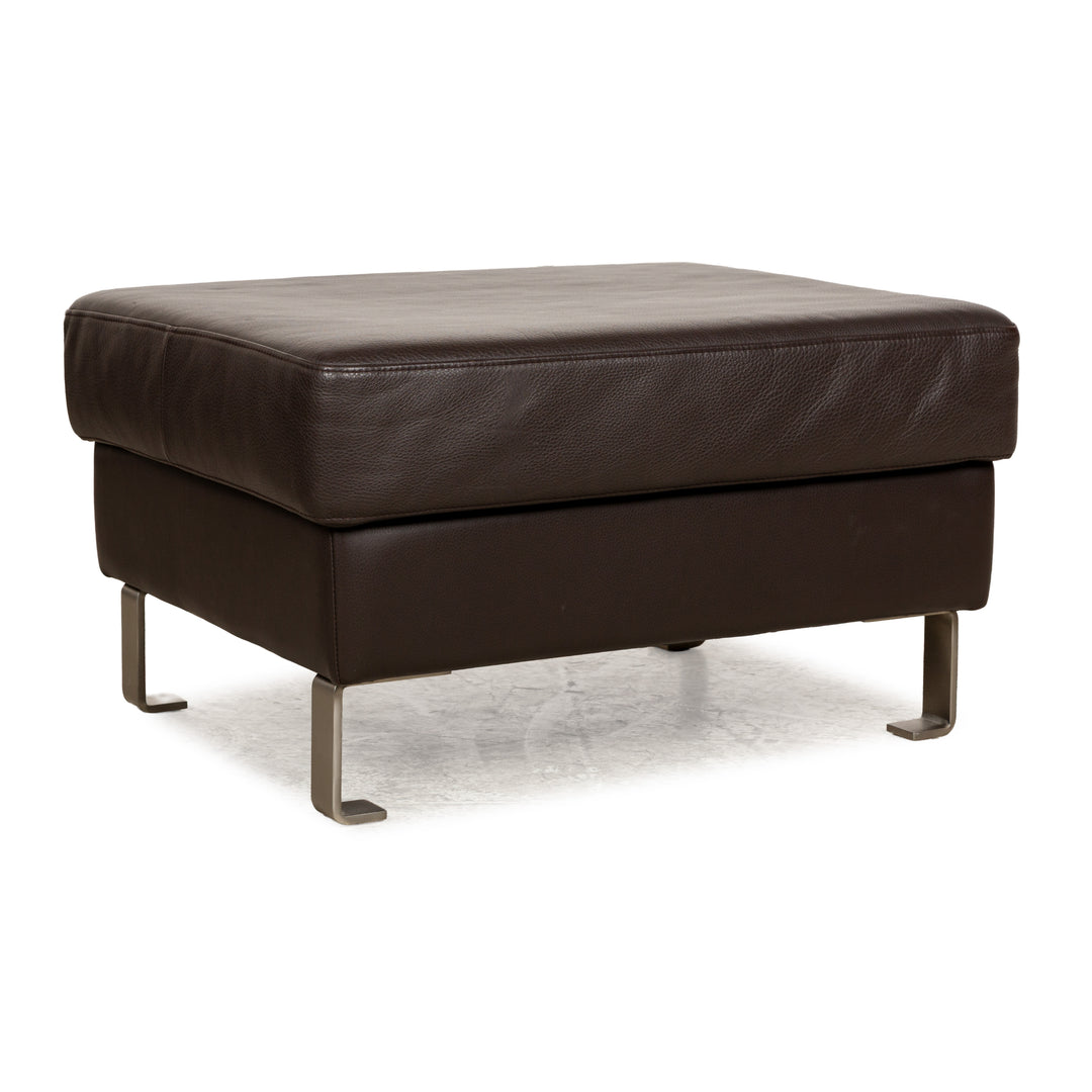 Tabouret en cuir BoConcept Indivi marron
