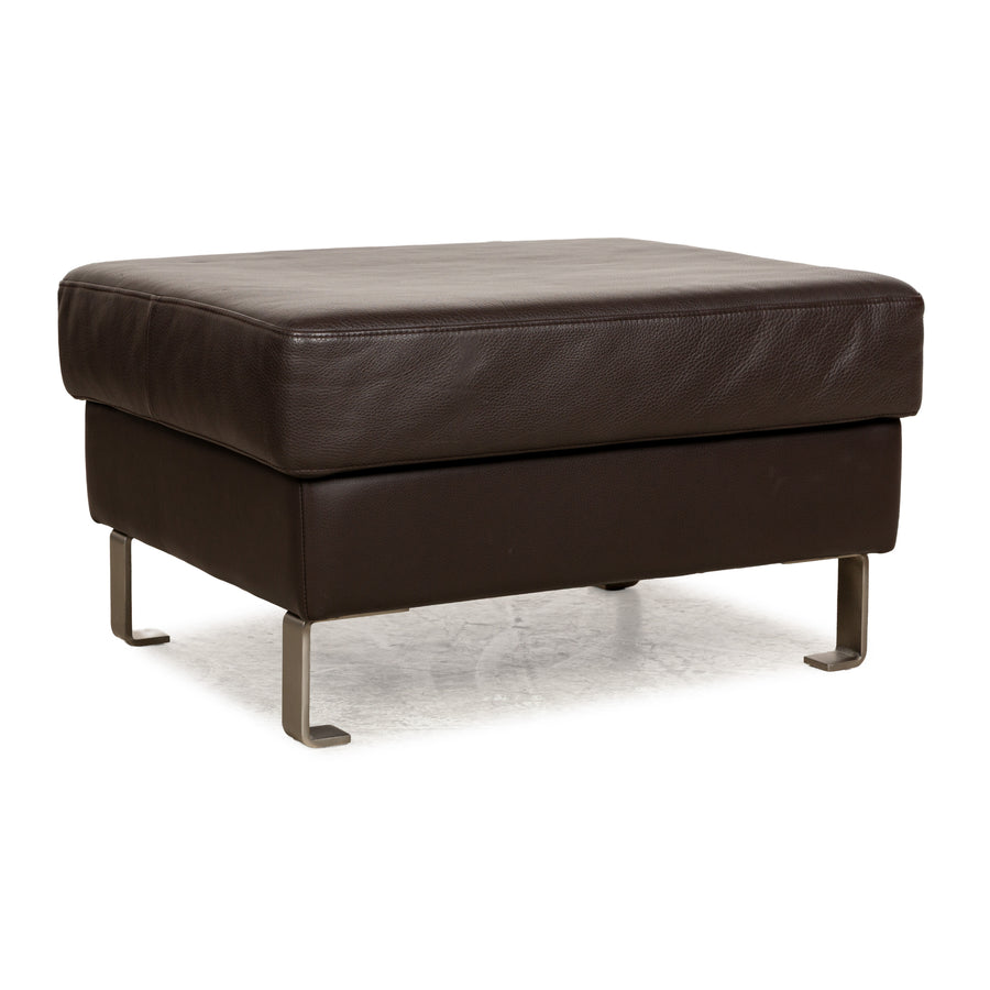 Tabouret en cuir BoConcept Indivi marron