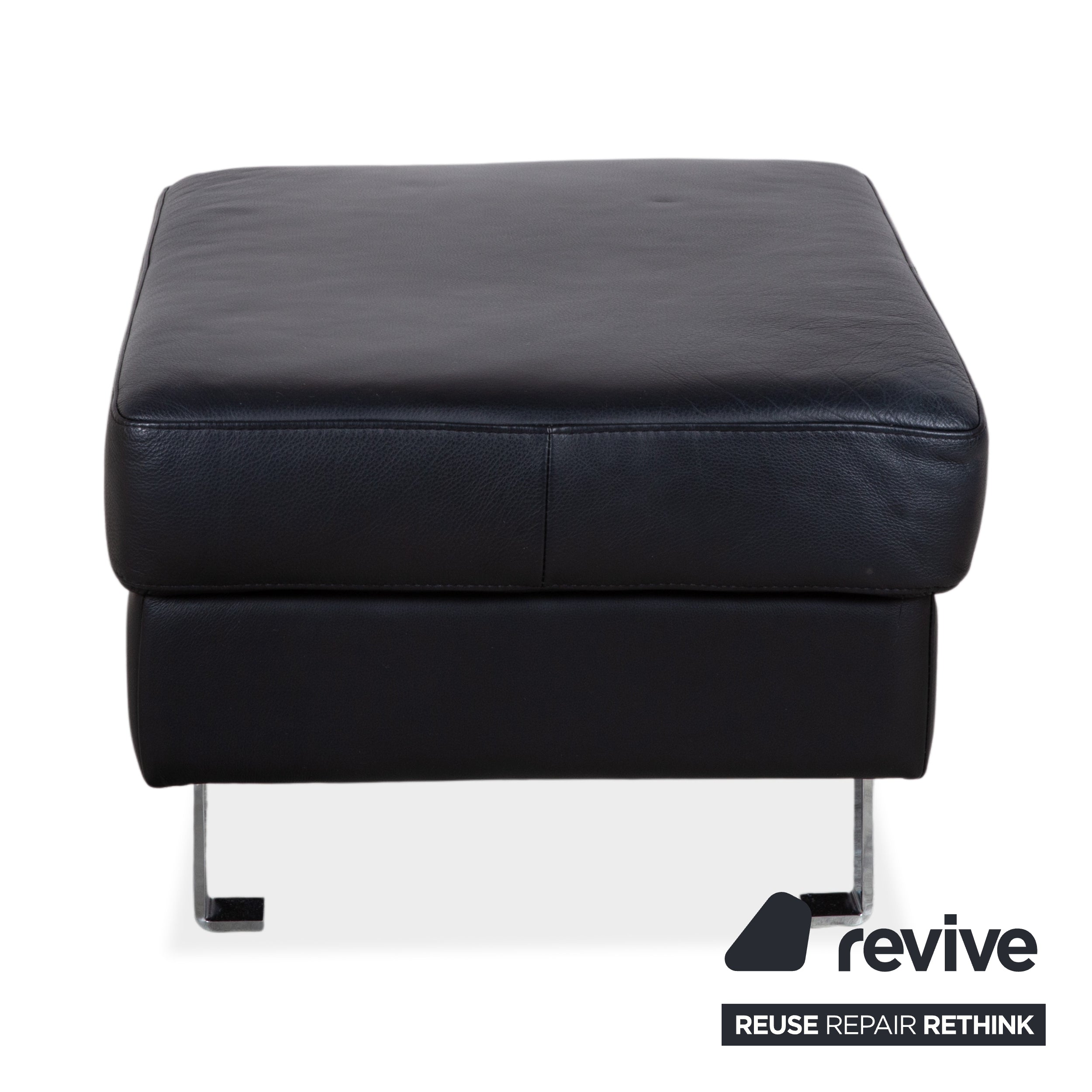 BoConcept Indivi Leder Hocker Schwarz