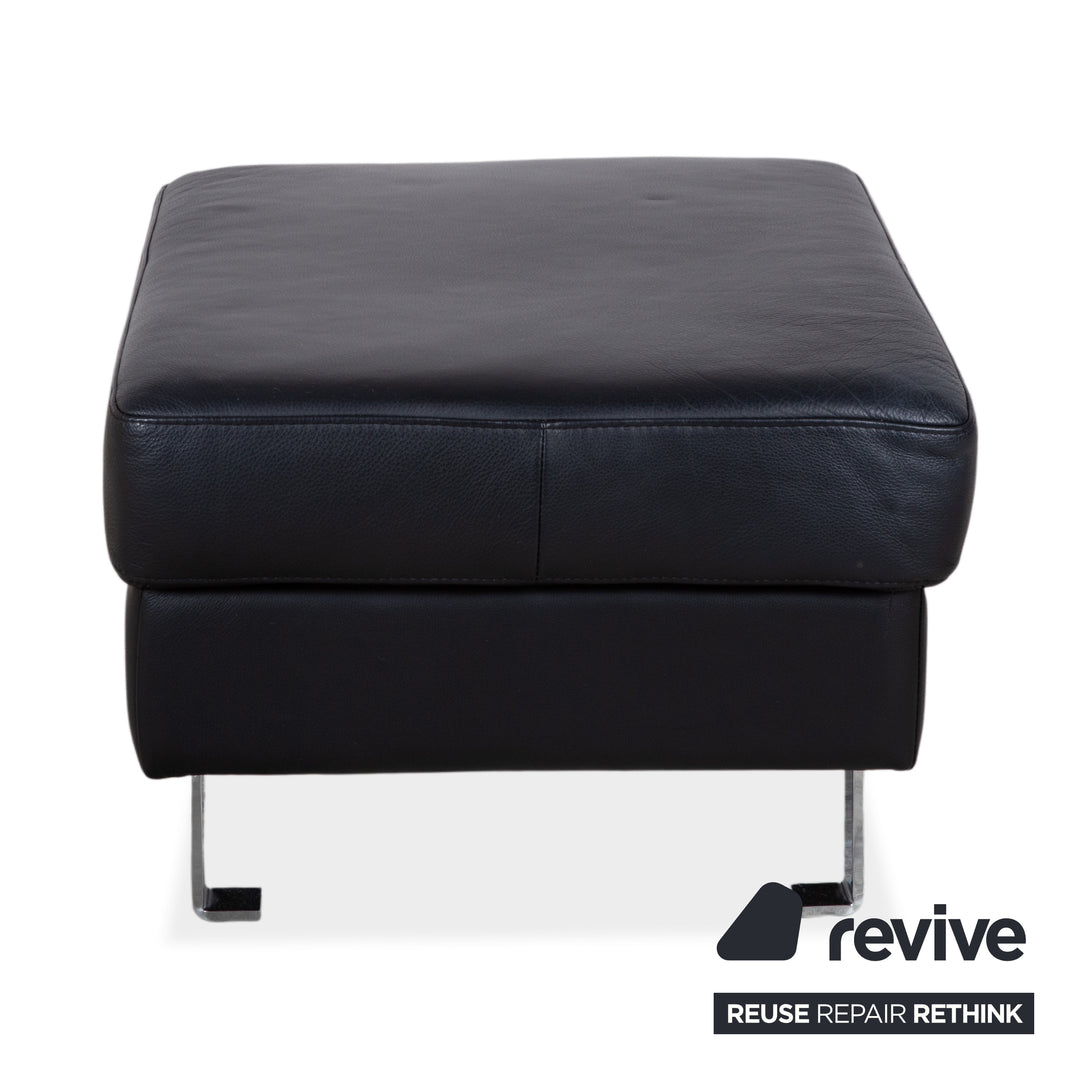 BoConcept Indivi Leder Hocker Schwarz