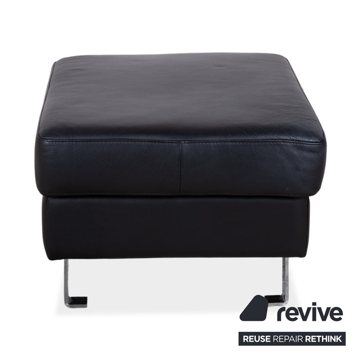 BoConcept Indivi Leder Hocker Schwarz