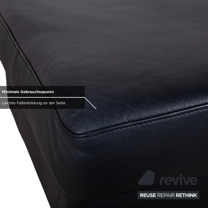 BoConcept Indivi Leder Hocker Schwarz