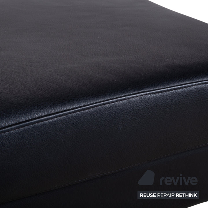 BoConcept Indivi Leder Hocker Schwarz