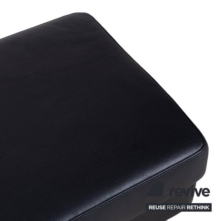BoConcept Indivi Leder Hocker Schwarz