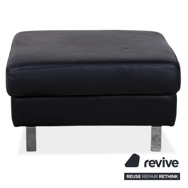 BoConcept Indivi Leder Hocker Schwarz