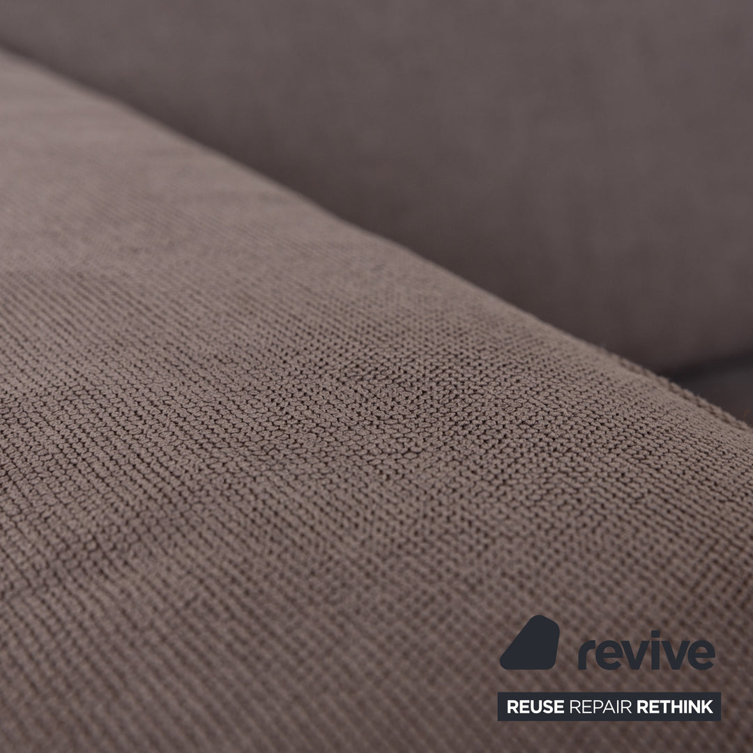 BoConcept Indivi stoffen driezitsbank grijs bruin bankstel bank