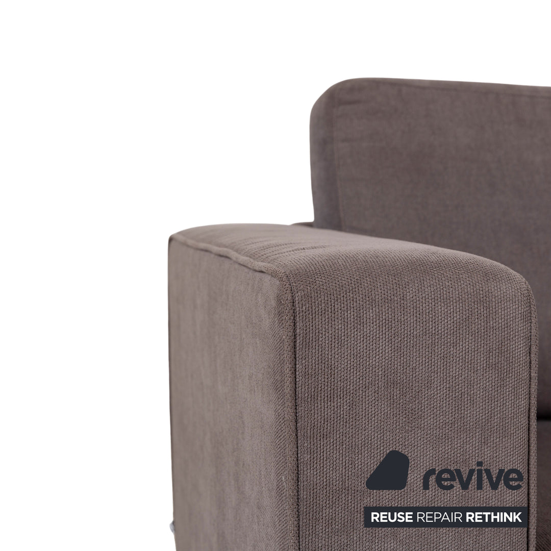 BoConcept Indivi stof trepersoners grå brun sofa