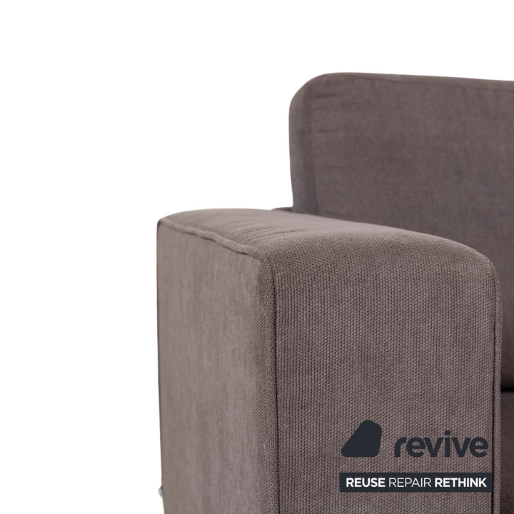 BoConcept Indivi stof trepersoners grå brun sofa