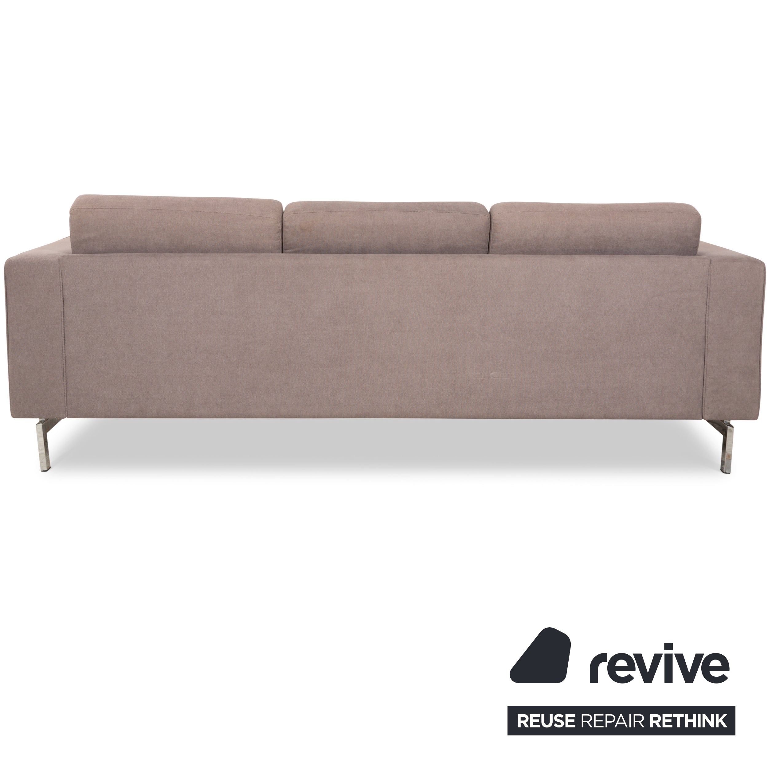 BoConcept Indivi Stoff Dreisitzer Grau Braun Sofa Couch