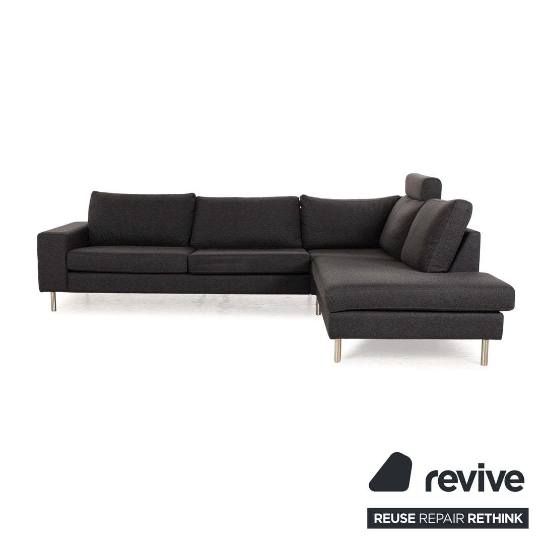 BoConcept Indivi Stoff Ecksofa Grau Sofa Couch