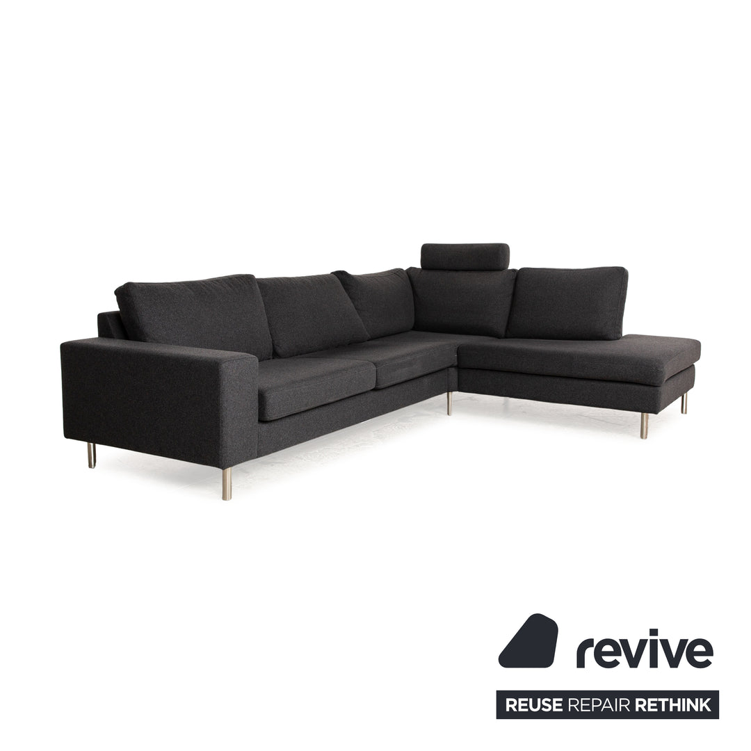 BoConcept Indivi Stoff Ecksofa Grau Sofa Couch