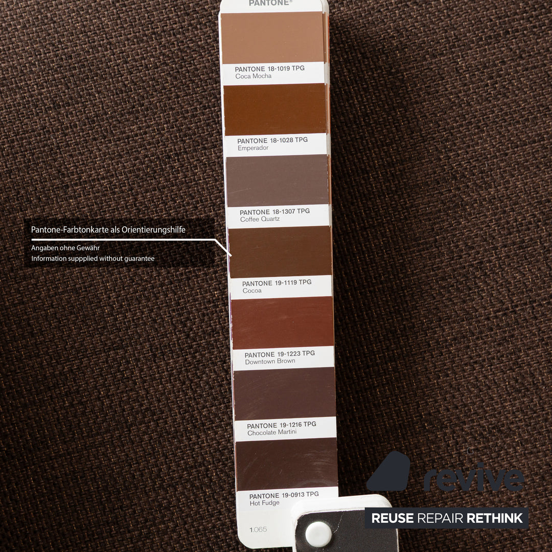 BoConcept Indivi Stoff Hocker Braun