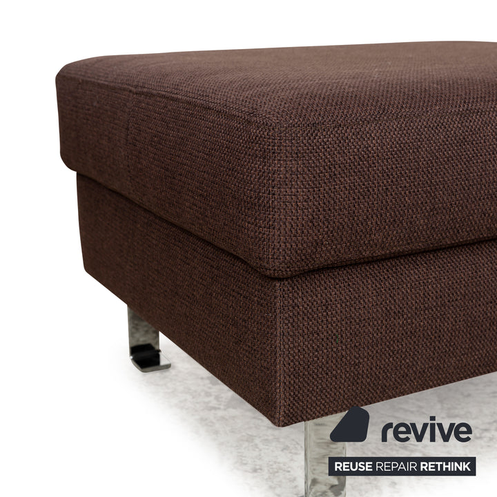 BoConcept Indivi Stoff Hocker Braun