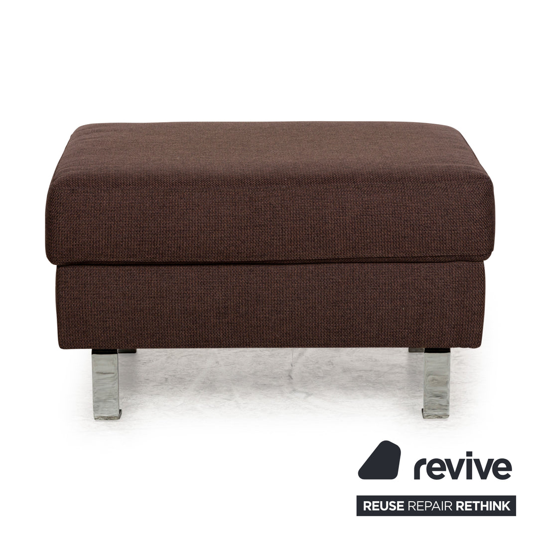 BoConcept Indivi Stoff Hocker Braun