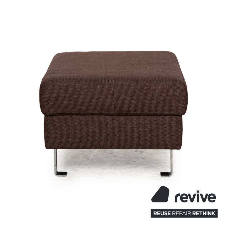 BoConcept Indivi Stoff Sofa Garnitur Braun Ecksofa Hocker Couch