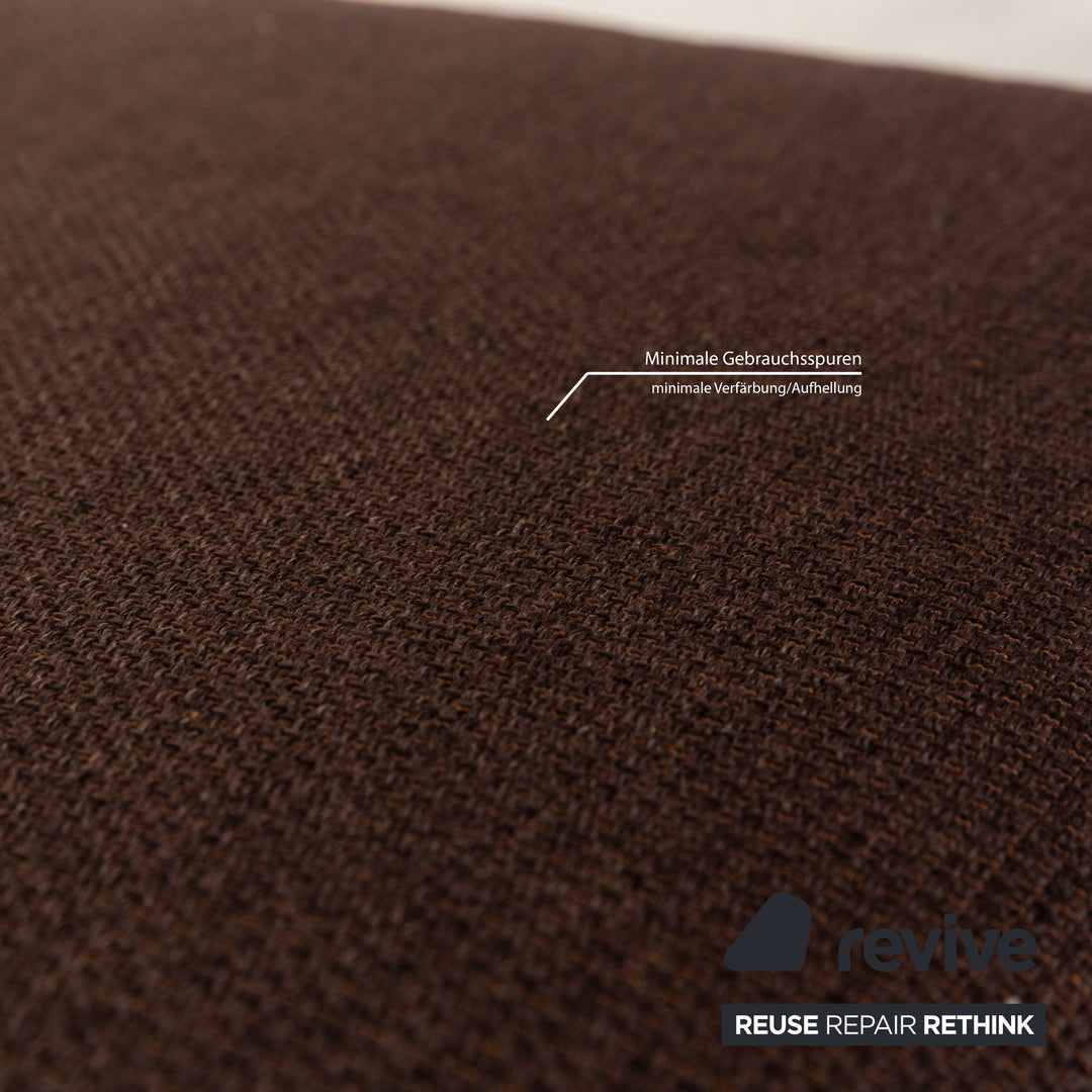 Ensemble de canapés en tissu BoConcept Indivi Canapé d'angle marron avec tabouret