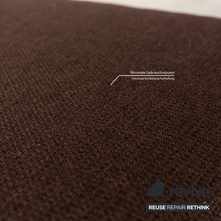 Ensemble de canapés en tissu BoConcept Indivi Canapé d'angle marron avec tabouret