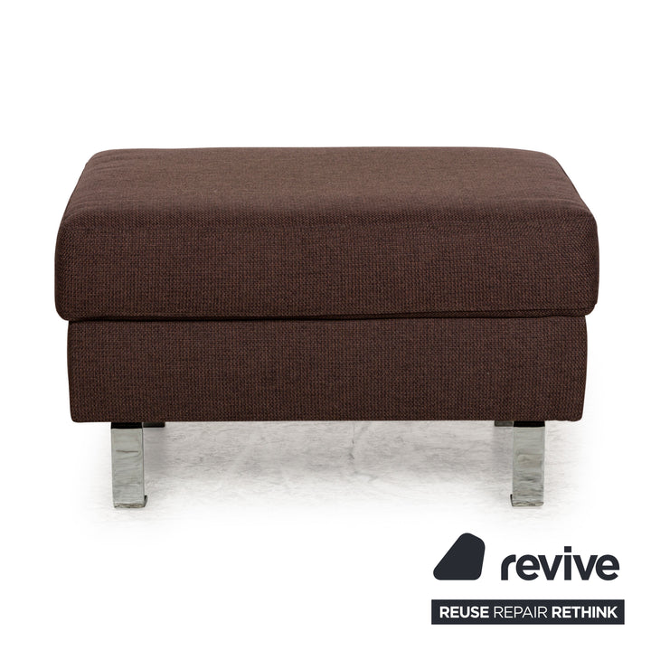 Ensemble de canapés en tissu BoConcept Indivi Canapé d'angle marron avec tabouret