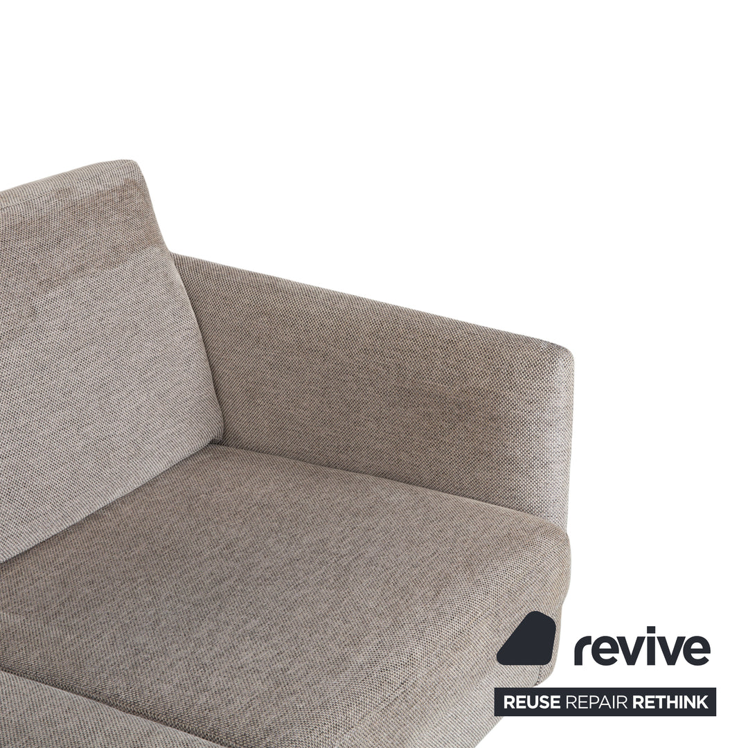 Canapé deux places en tissu gris BoConcept Indivi