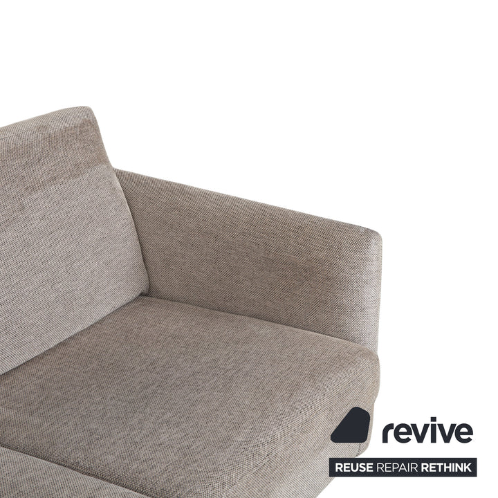 Canapé deux places en tissu gris BoConcept Indivi