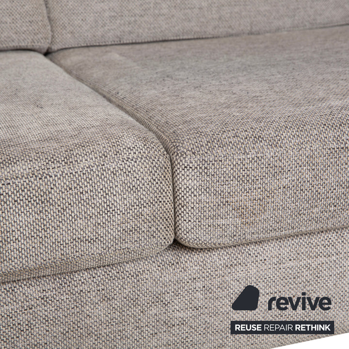 BoConcept Indivi Stoff Zweisitzer Grau Sofa Couch