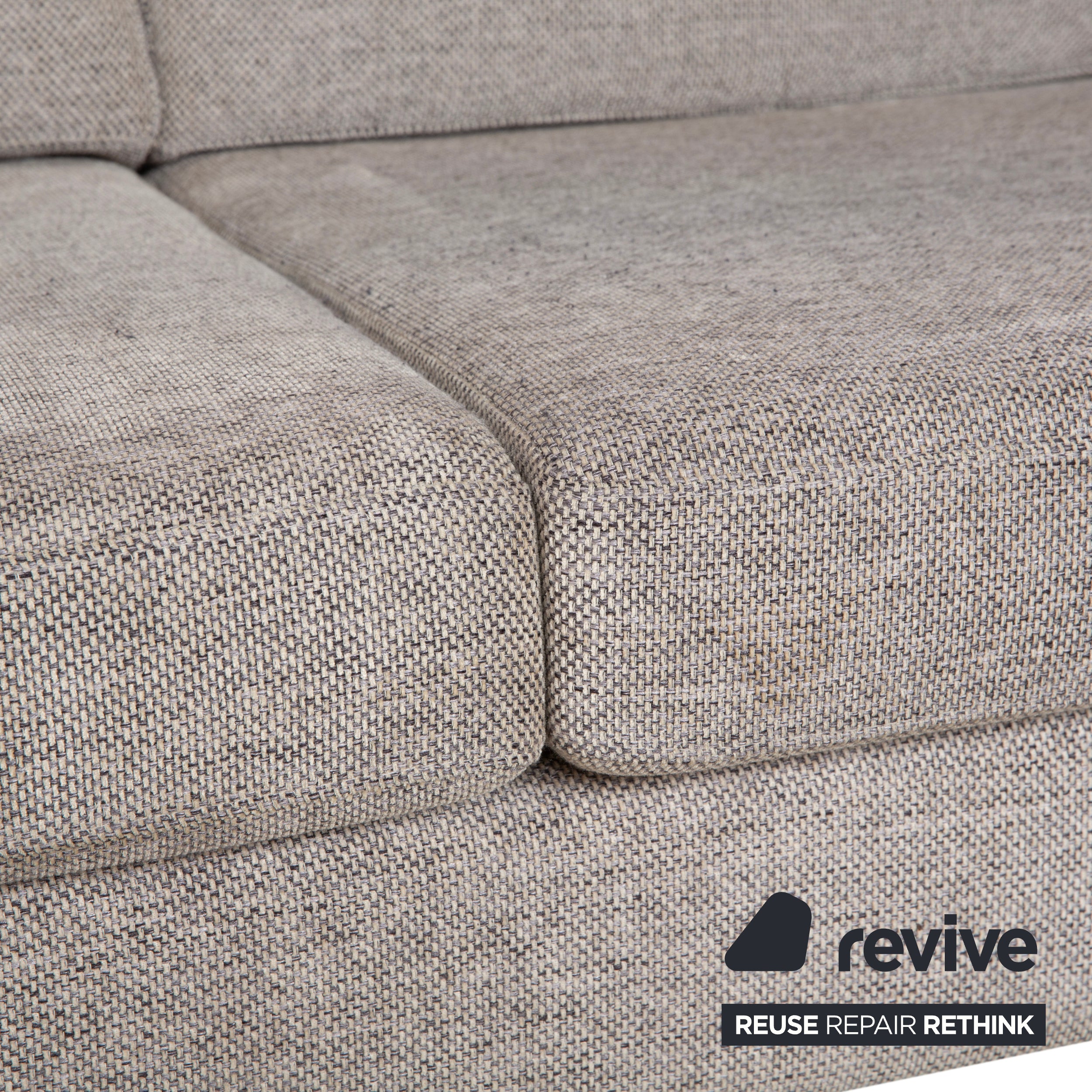 BoConcept Indivi Stoff Zweisitzer Grau Sofa Couch