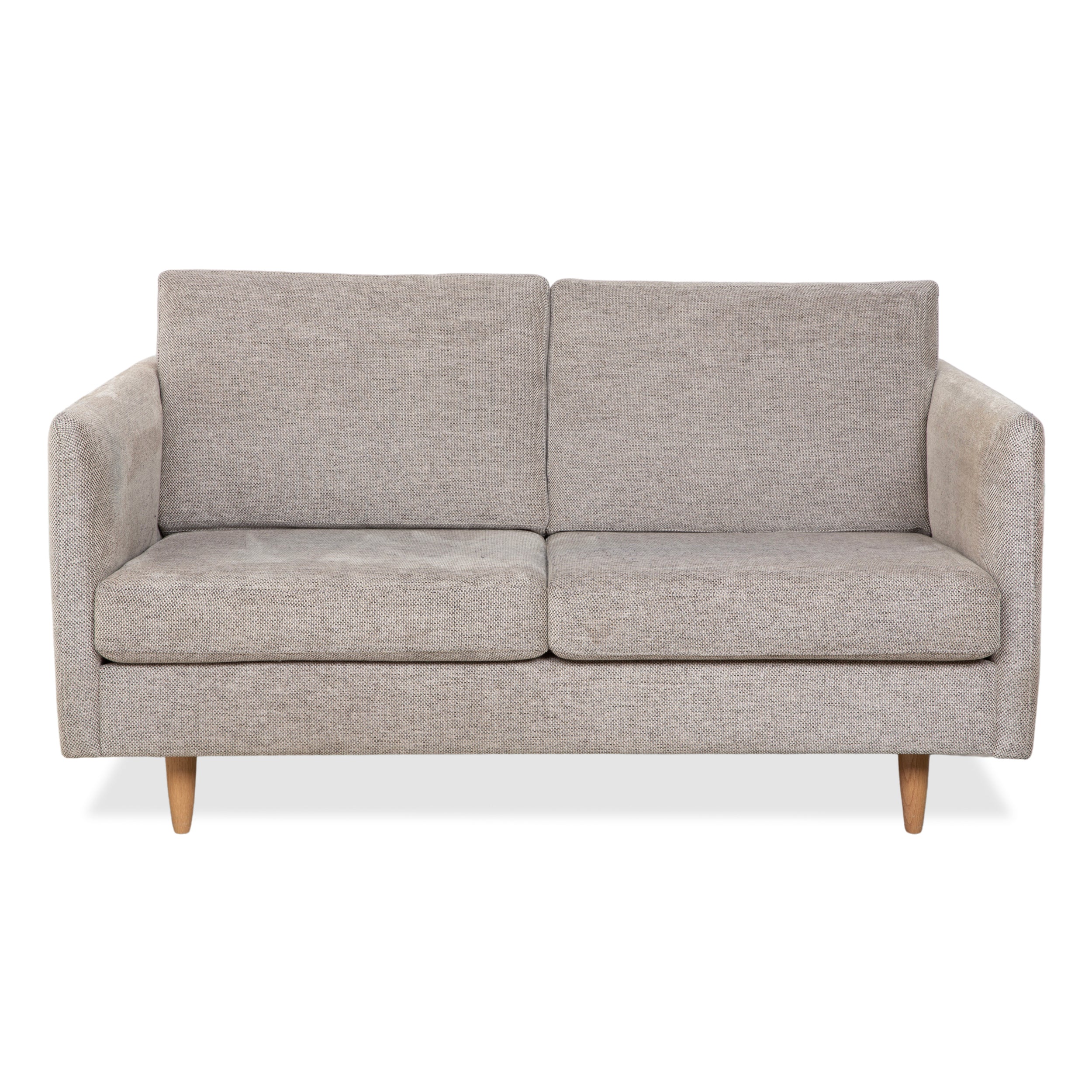 BoConcept Indivi Fabric Two-Seater Grey Sofa Couch